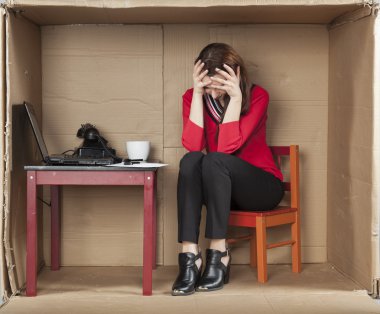 iş kadını iflas etmiş durumda