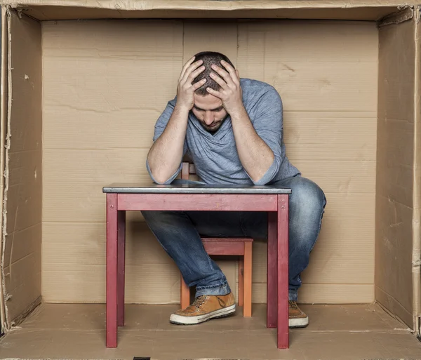 Hombre roto sin trabajo —  Fotos de Stock