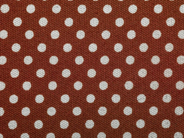 Fond rouge à pois blancs — Photo