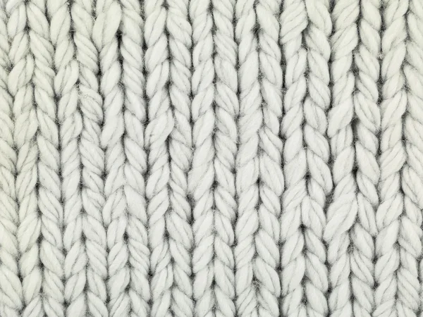 Macro witte trui — Stockfoto