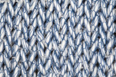 Beyaz ve mavi lifler