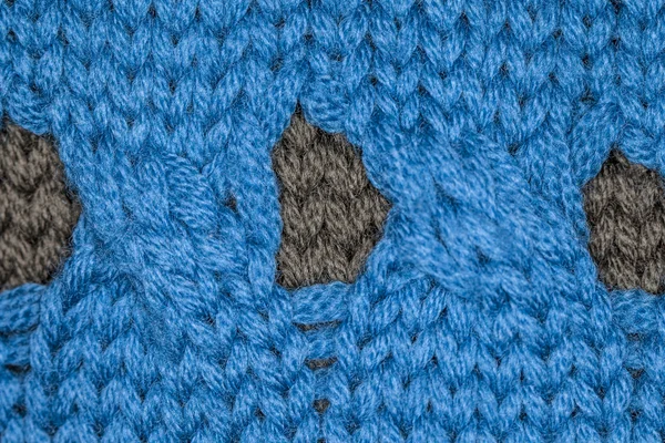 Macro tessuto blu — Foto Stock