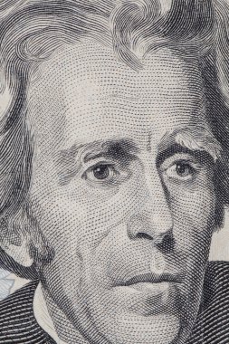 20 dolarlık banknot ön yüzü