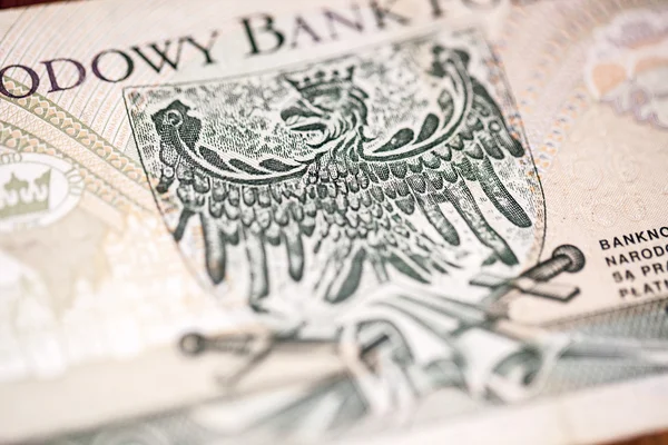 Revers of hundred polish zloty — Stock Photo, Image