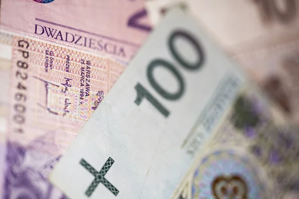 Dinero de Polonia — Foto de Stock