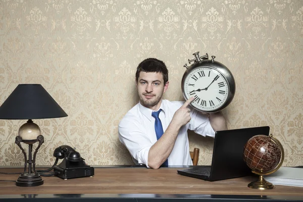 Zu spät zur Arbeit — Stockfoto