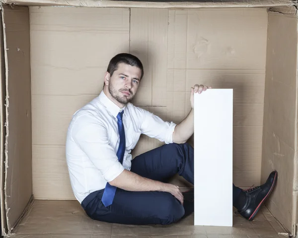 Hombre de negocios infeliz en la oficina — Foto de Stock