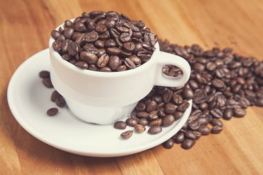 Kahve çekirdekleri.