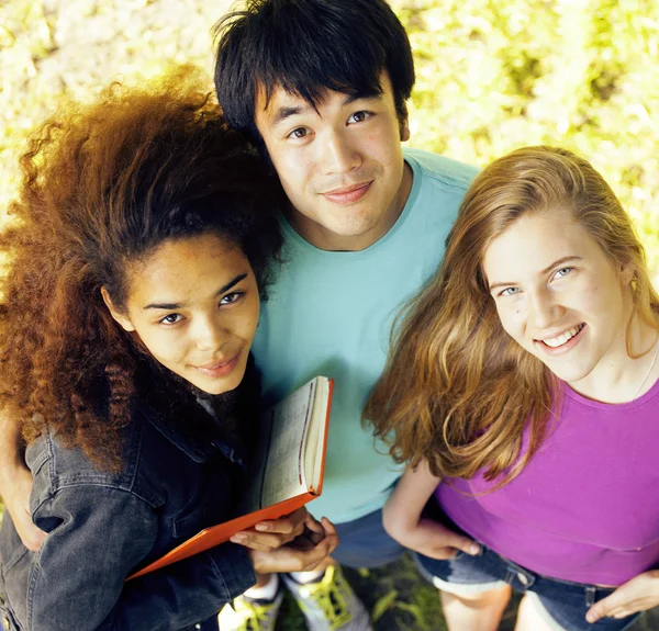 cute group of teenages at the building - Stock Image - Everypixel