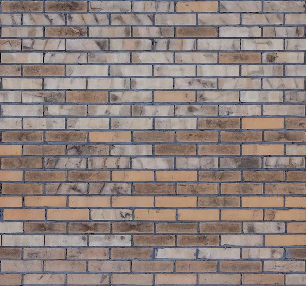 Tekstur Dinding Bata Berkilau Bersih Untuk Pola Latar Belakang Dinding — Stok Foto