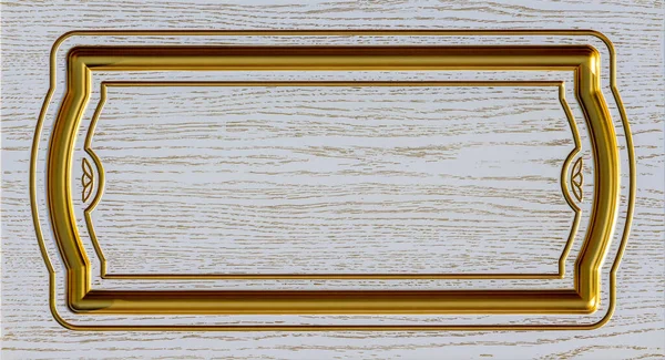 Wood frame. Solid oak with natural wood grain patterns. Smooth wooden surface for the design of facades and floors. White with gold ash