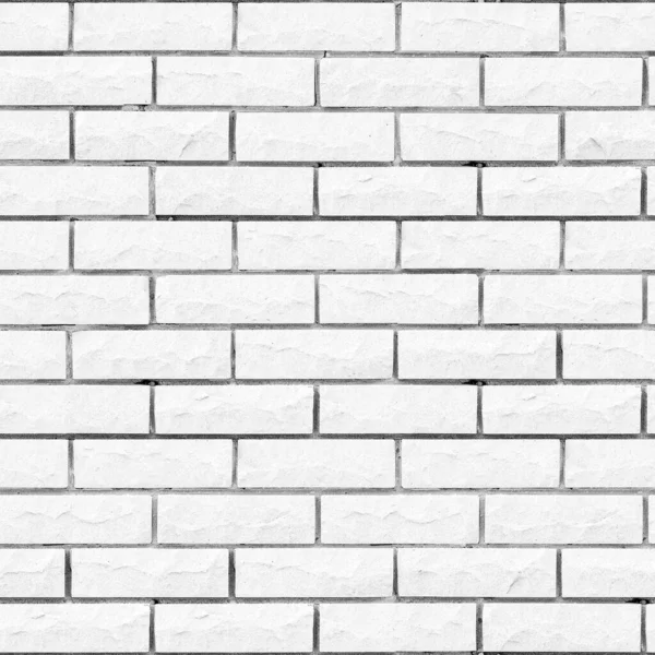 Nahtlose Struktur White Brick Mit Angenagten Und Abgesplitterten Oberflächen Fliesen — Stockfoto