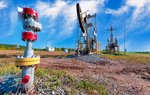 Rørtransport Langtransport Væske Eller Gass Gjennom System Rør Rørledning Som – stockfoto