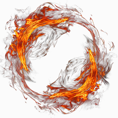 İndirmeniz için arkaplan olmadan ateş yakma