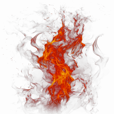 İndirmeniz için arkaplan olmadan ateş yakma