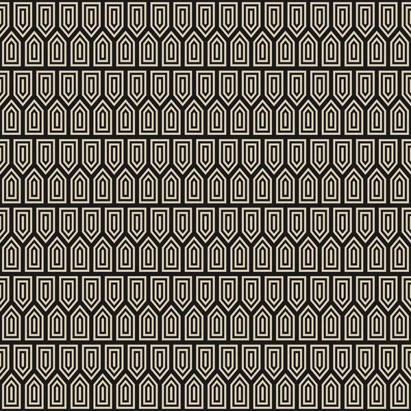 Art Deco patrón de fondo de pantalla vintage sin costuras. Patrón decorativo geométrico — Vector de stock