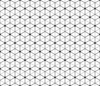 Altıgen soyut desen