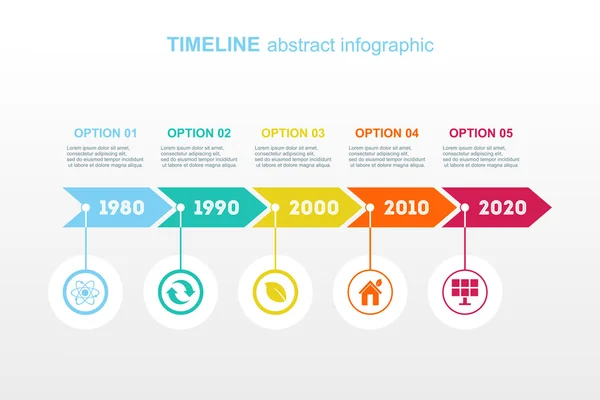 zaman çizelgesi soyut infographics