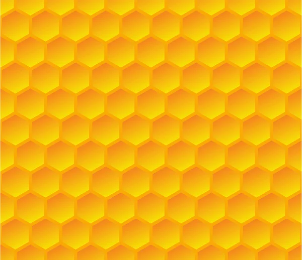 Geometriska mönster med honungskakor — Stock vektor