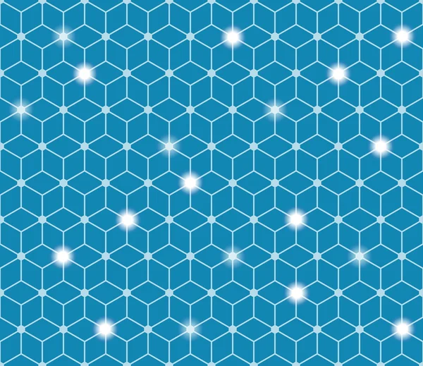 Hexagonal abstract  pattern — Stock Vector