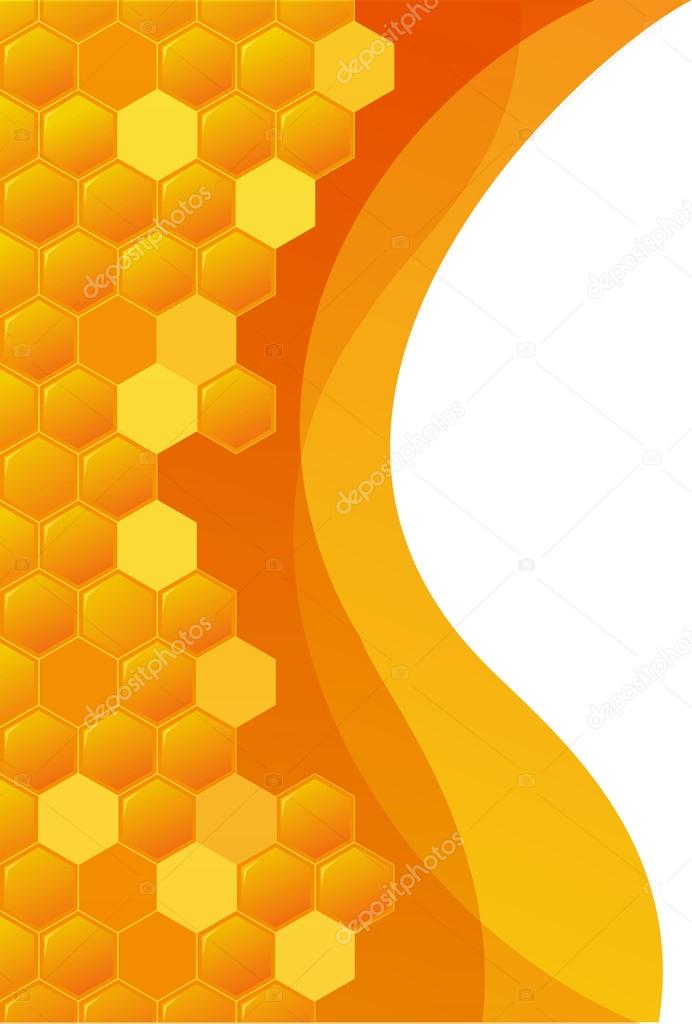 Geometric pattern with honeycombs
