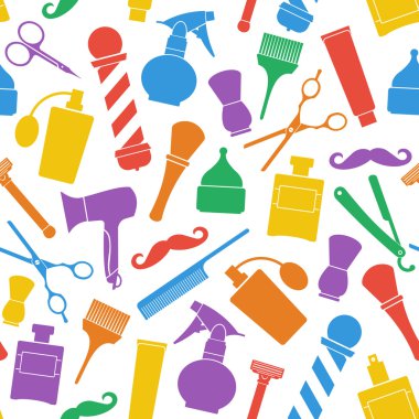 Kuaför Dükkanı desen