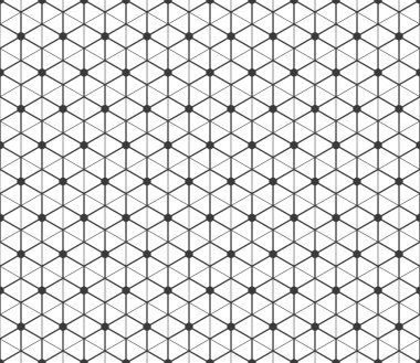 Altıgen soyut desen