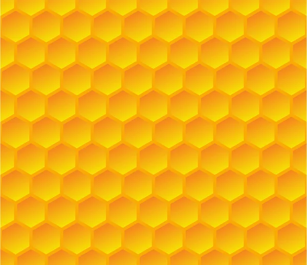 Geometriska mönster med honungskakor — Stock vektor