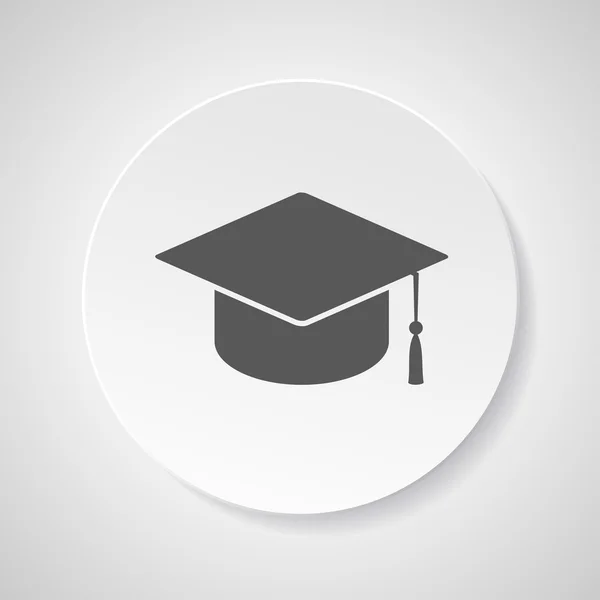 Sombrero de graduación — Vector de stock