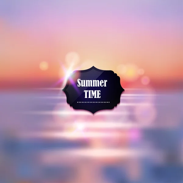 Summer vacation abstract background — Stock Vector