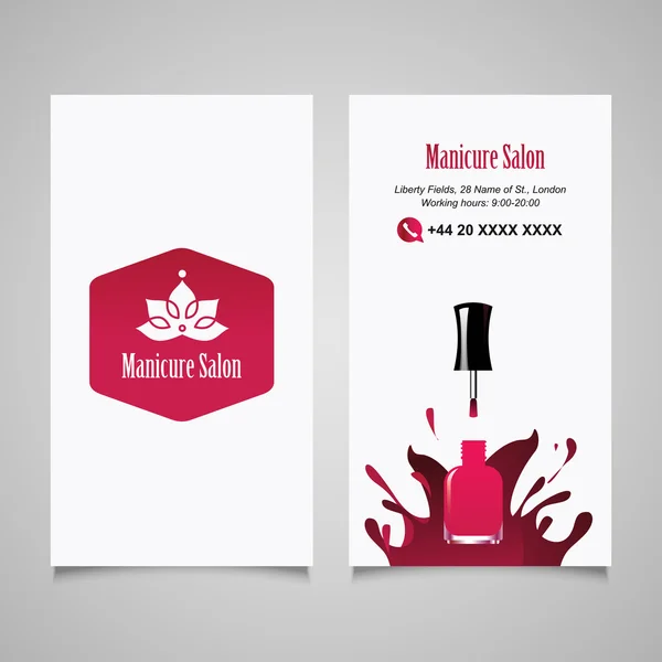 Manikür salonu kartvizit