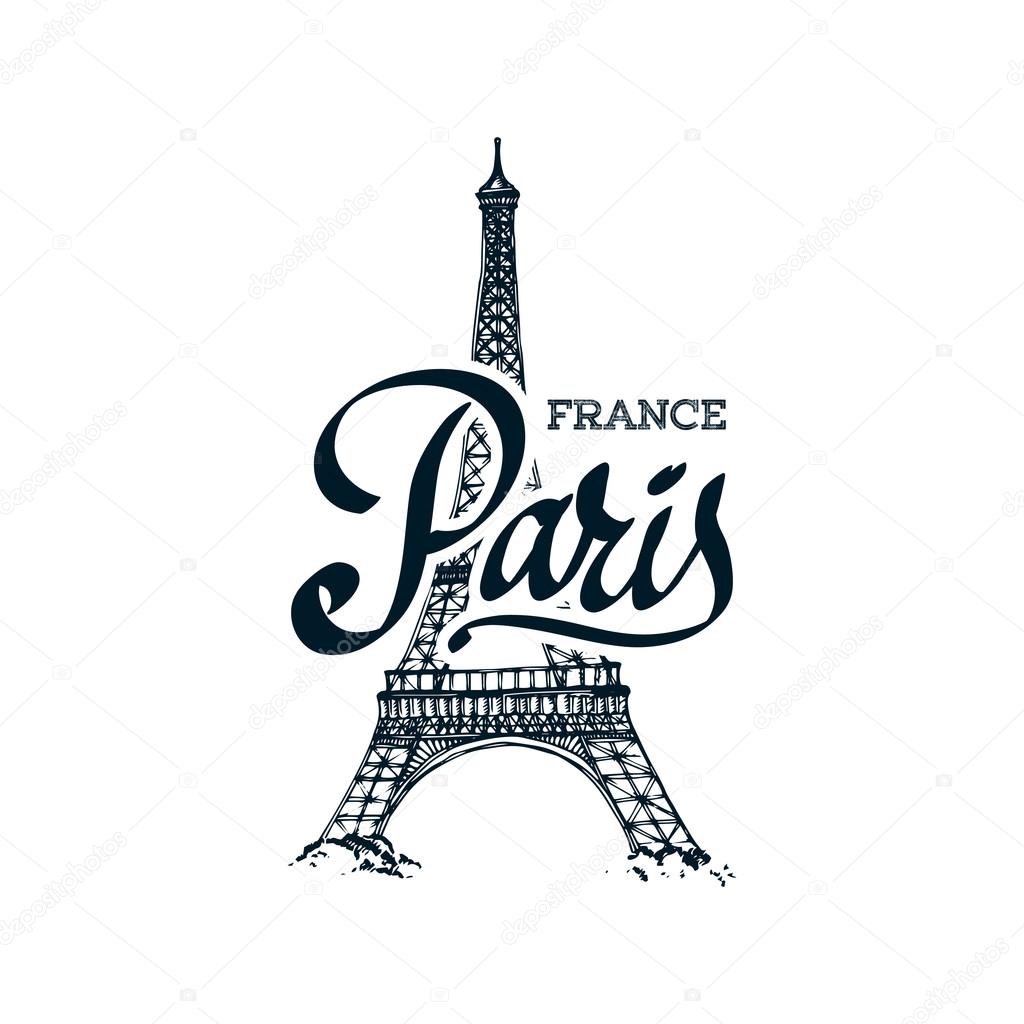 Parisian symbol Eiffel tower