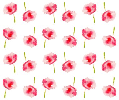 Elle çizilmiş desen Güllü