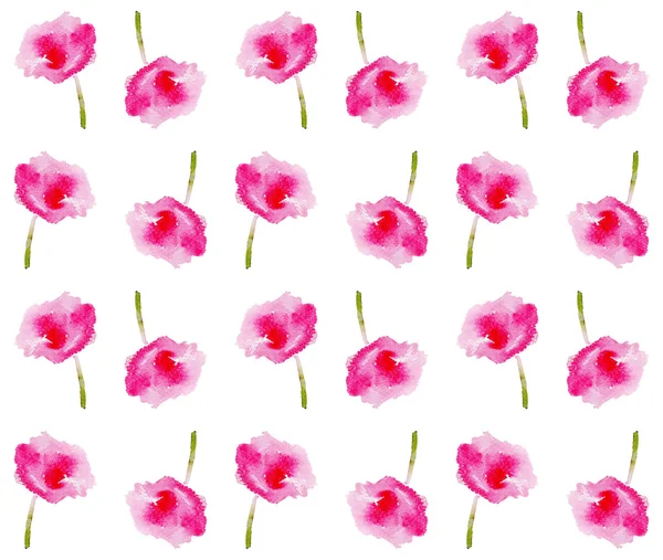 Patrón dibujado a mano con rosas —  Fotos de Stock