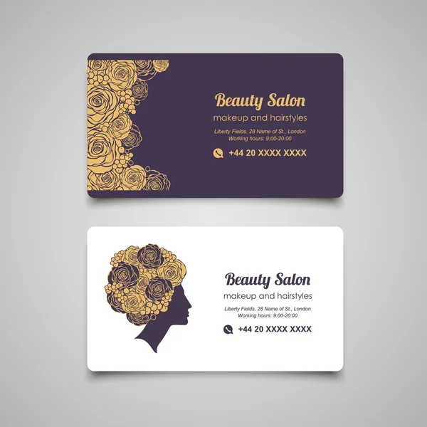 Beauty Salon luxury card