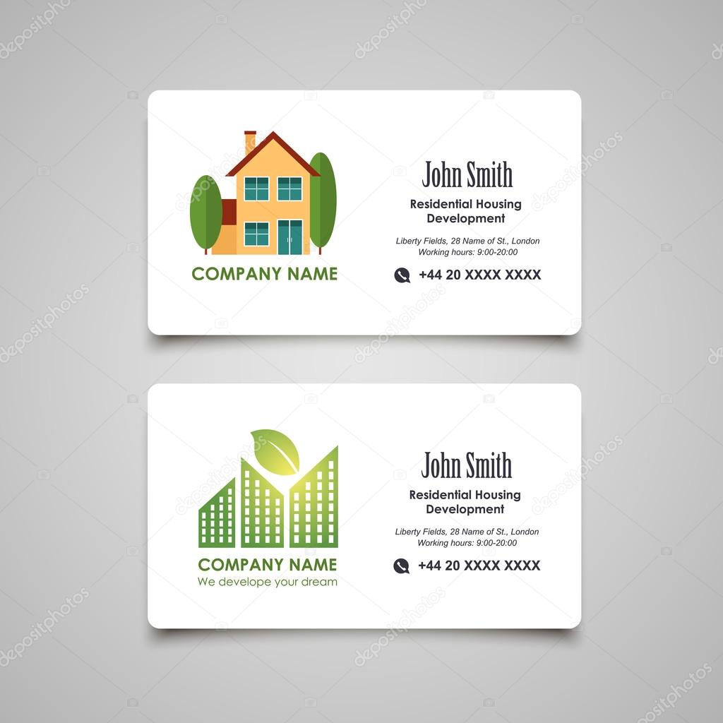 Residential housing developing card