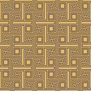 Art Deco sorunsuz duvar kağıdı deseni.