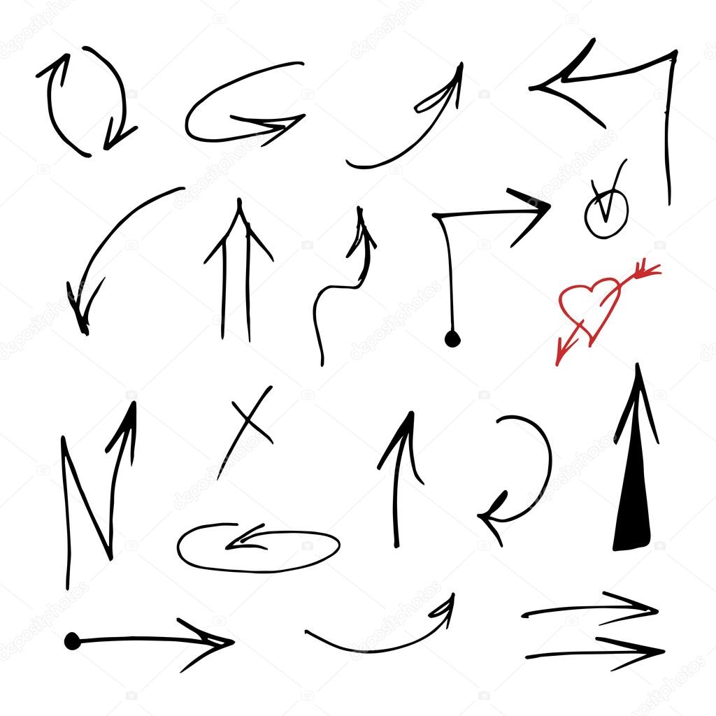 Hand drawn Arrows