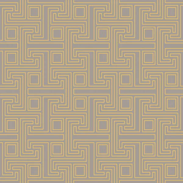 アールデコのシームレスなビンテージ壁紙パターン。幾何学的なレースのデコ — ストックベクタ