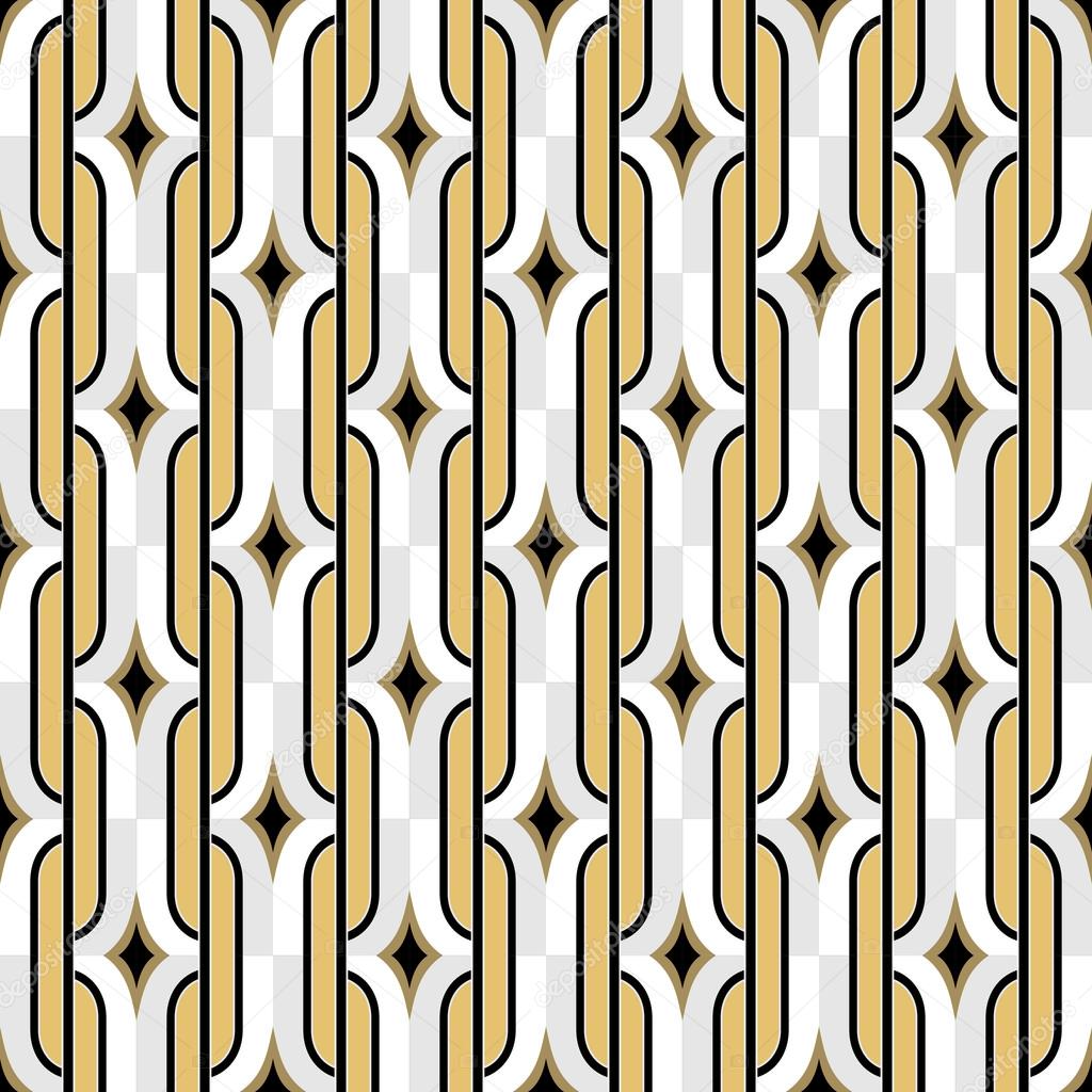 Art-Deco golden nahtlose Vintage Tapete Muster. Geometrische de ... Art-Deco golden nahtlose Vintage Tapete Muster. Geometrische de ...