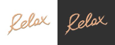 Vector artistic lettering 