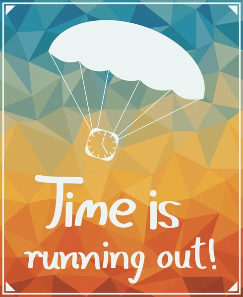 Time is running out! — Stock Vector