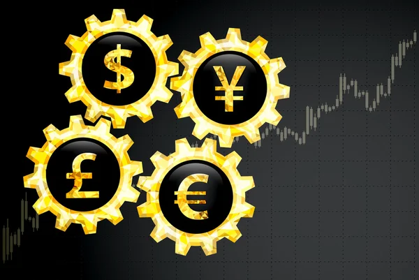 Finanzielle Rahmenbedingungen — Stockvektor