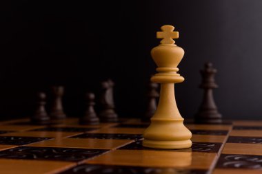 satranç tahtasında fotoğrafı