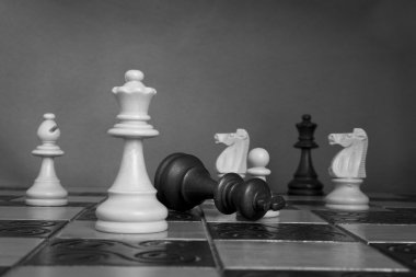 satranç tahtasında fotoğrafı