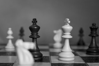 satranç tahtasında fotoğrafı