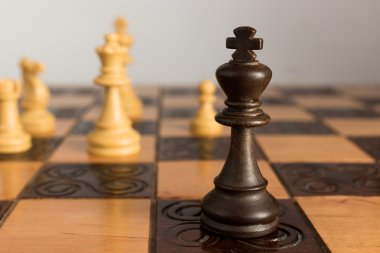 satranç tahtasında fotoğrafı