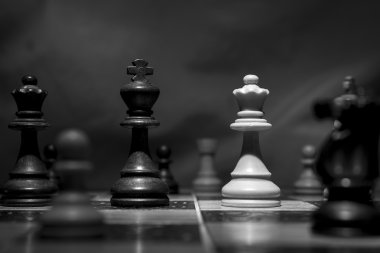 satranç tahtasında fotoğrafı