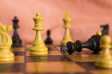 satranç tahtasında fotoğrafı