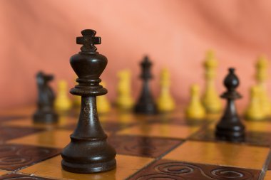 satranç tahtasında fotoğrafı